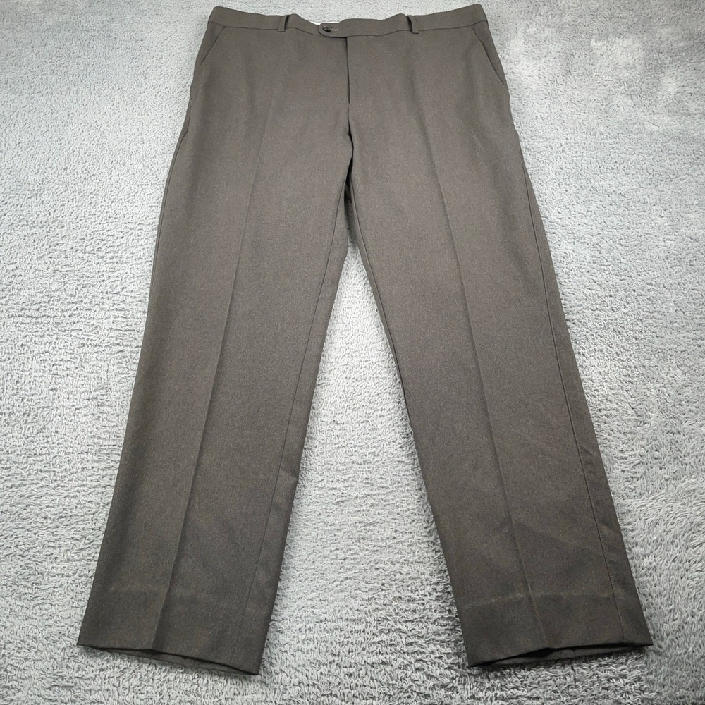 Peter Millar Pants Mens 38x34 Gray Crown Sport Performance Golf Chino Trousers - Picture 2 of 10